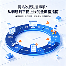 咸阳建站-网站改版注意事项：从调研到平稳上线的全流程指南
