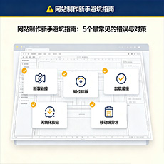 咸阳建站-网站制作新手避坑指南：5个最常见的错误与对策