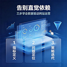 咸阳建站-告别直觉依赖：三步学会数据驱动网站运营