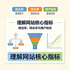 咸阳建站-理解网站核心指标:跳出率、转化率与用户粘性
