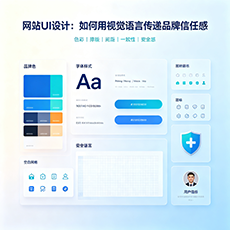 永寿建站-网站UI设计：如何用视觉语言传递品牌信任感